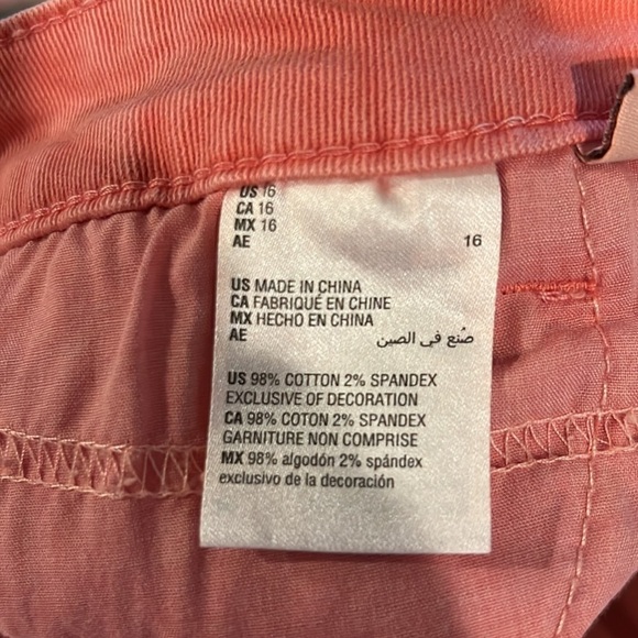 STYLE & CO. Straight Crop pants raw edge bottom 5 pocket style size 16 - Picture 12 of 13